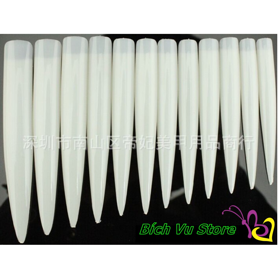 Móng úp nhọn form dài | 10size