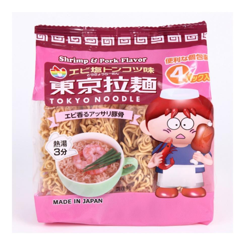 [NHẬP MÃ SONSD1003 GIẢM 5% ĐƠN 100K]  Mỳ mì trẻ em Tokyo Noodle nội địa Nhật Bản 8/2021 <FREESHIP>