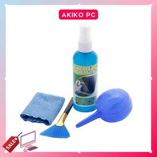 Bộ vệ sinh laptop , máy tính điện thoại 3 món - 4 món cao cấp - AKIKO VS11