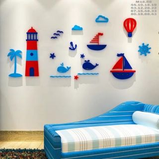 Tranh dán tường mica 3d dành cho bé