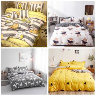 Set ga cotton poly 4 món k mền