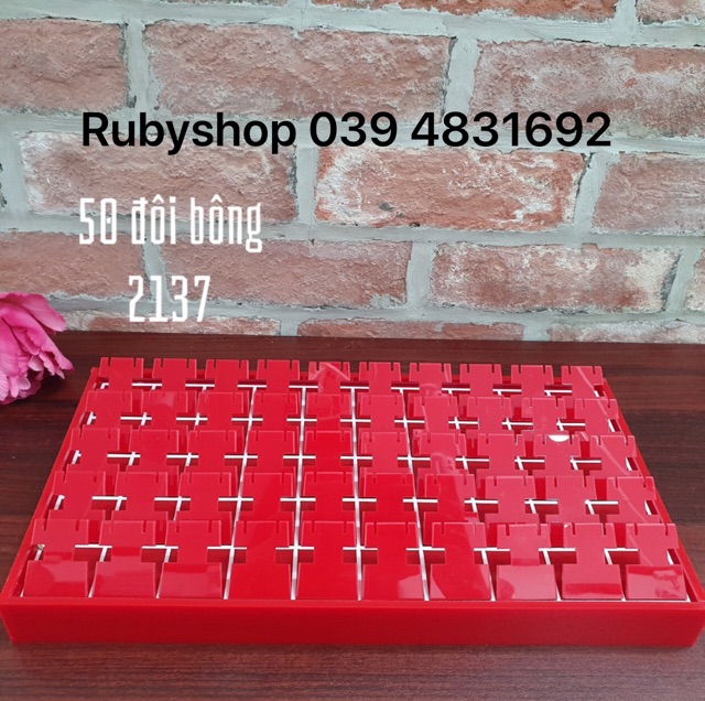 Khay  mika trưng bày hoa tai, bông tai ,