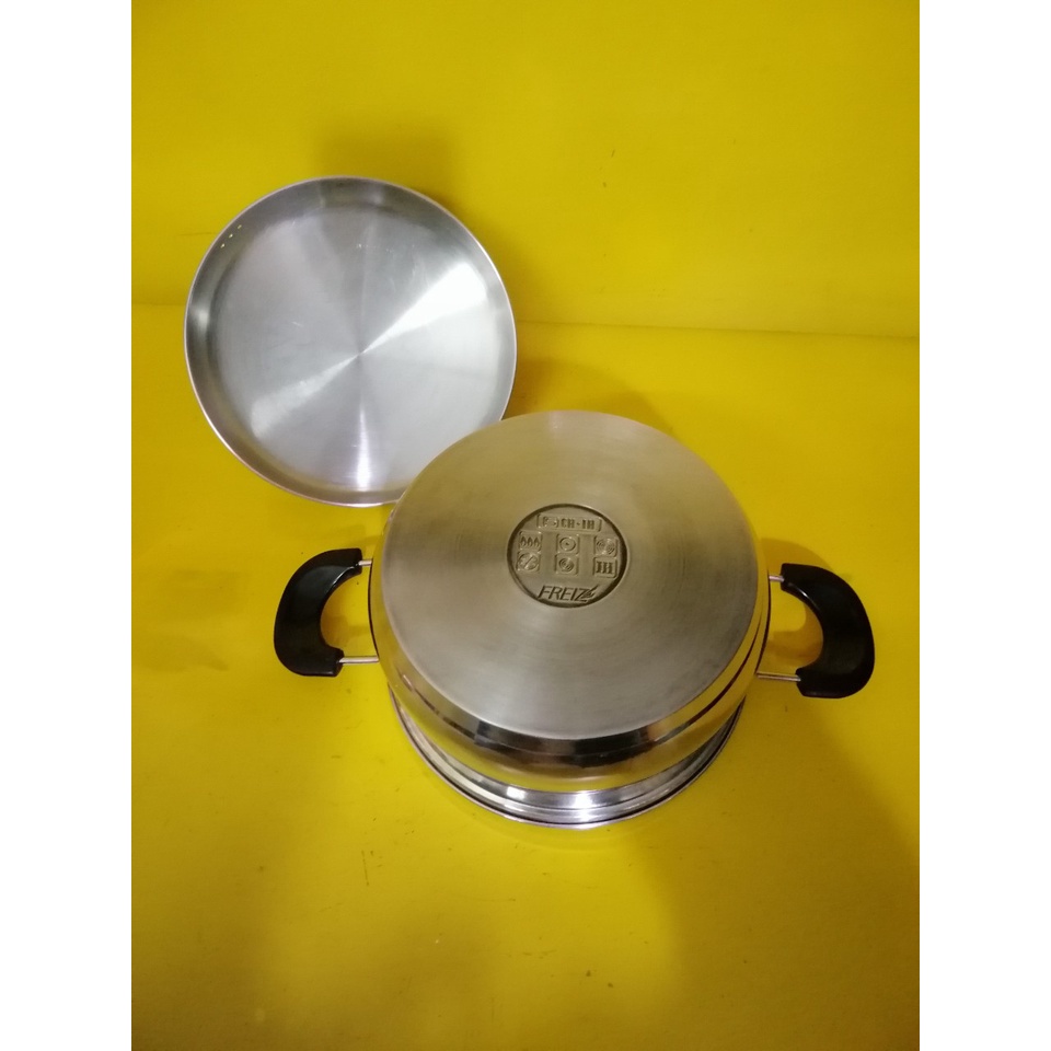 Nồi inox nội địa Nhật, size 21cm, cao 10cm (mã 649), Dùng được bếp từ