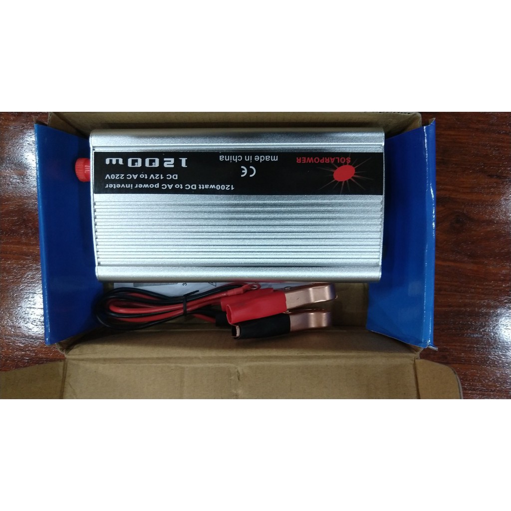 Bộ kích điện ắc quy 12V lên 220V 1200W INVERTER