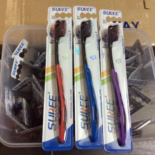 Bàn Chải Đánh Răng Than Tre 1 cây siêu mềm - chống khuẩn, giữ trắng răng, bảo vệ nứu