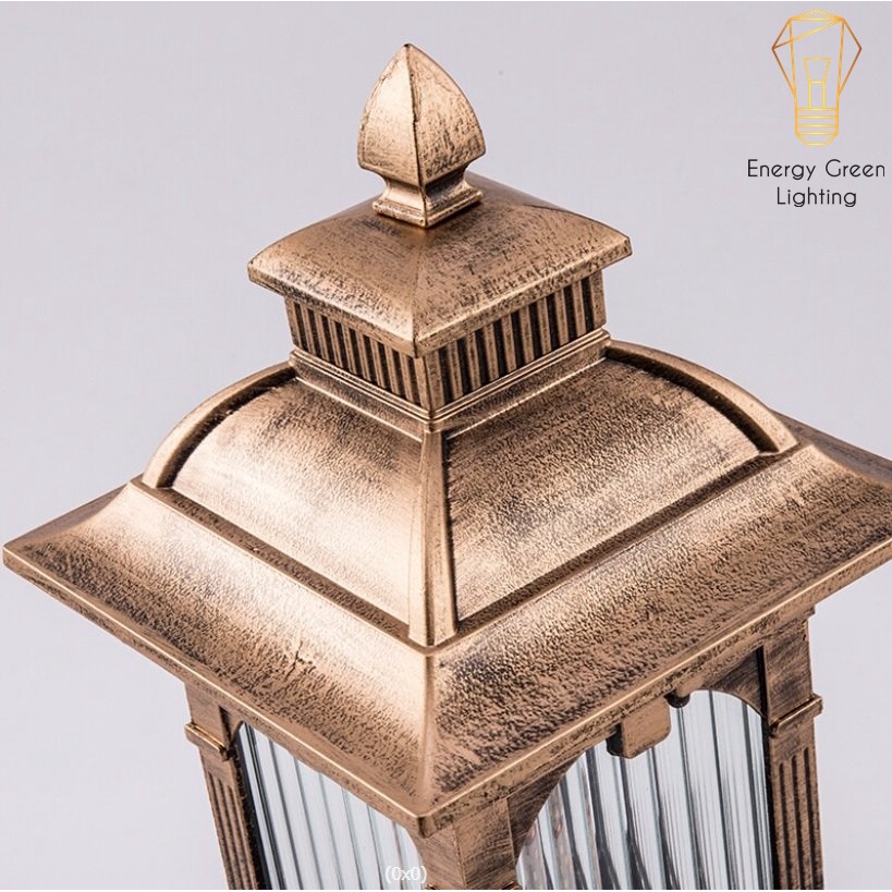 Đèn Cột Trang Trí Sân Vườn Cổ Điển Energy Green Lighting DSV-1172 Chống Nước - Chiều Cao 62cm - Cắm Điện 220V - Kèm Bóng