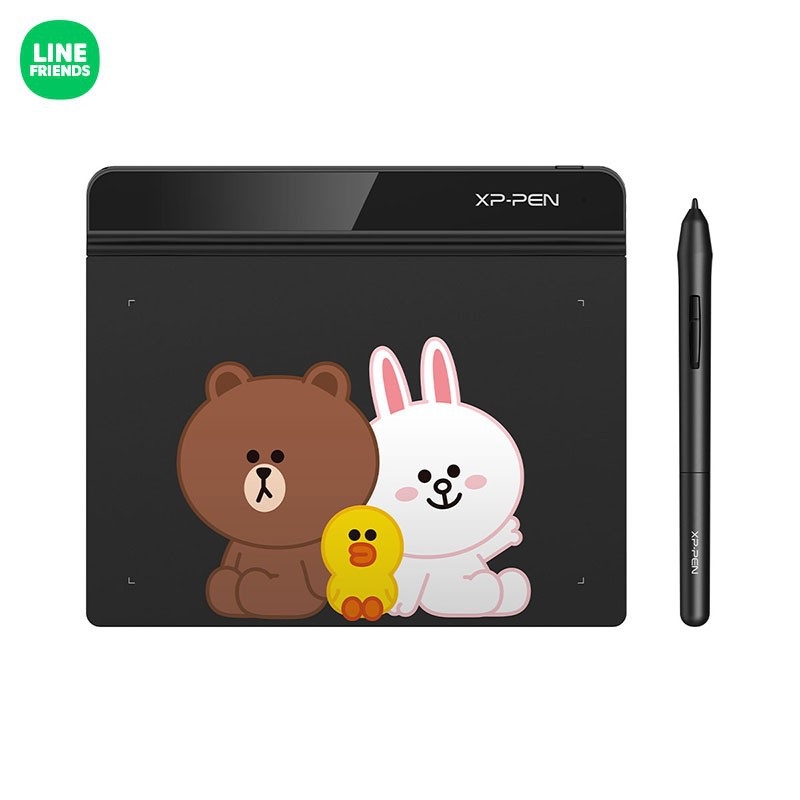 Bảng Vẽ Điện Tử Siêu Mỏng Lực Nhấn 8192 XP-Pen Star G640LM LINE FRIENDS