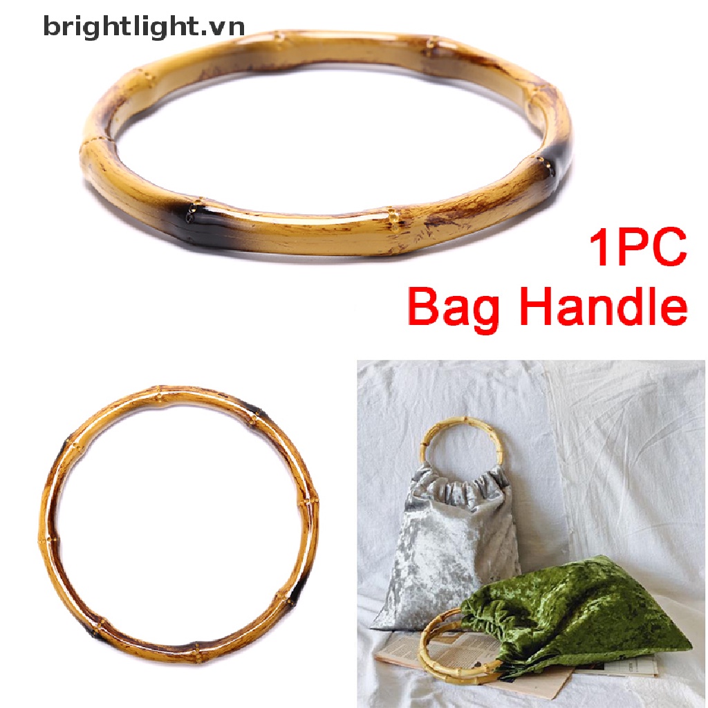 Tay Cầm Bằng Tre Hình Tròn Chuyên Dụng Cho Tự Làm Túi Xách