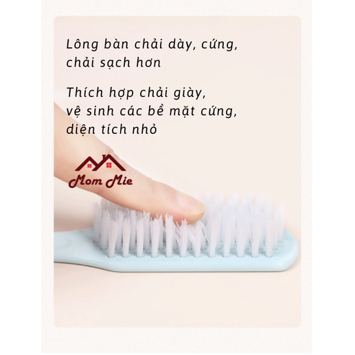 Bàn chải nhựa mini vệ sinh nhà cửa, giày dép - J223, K015