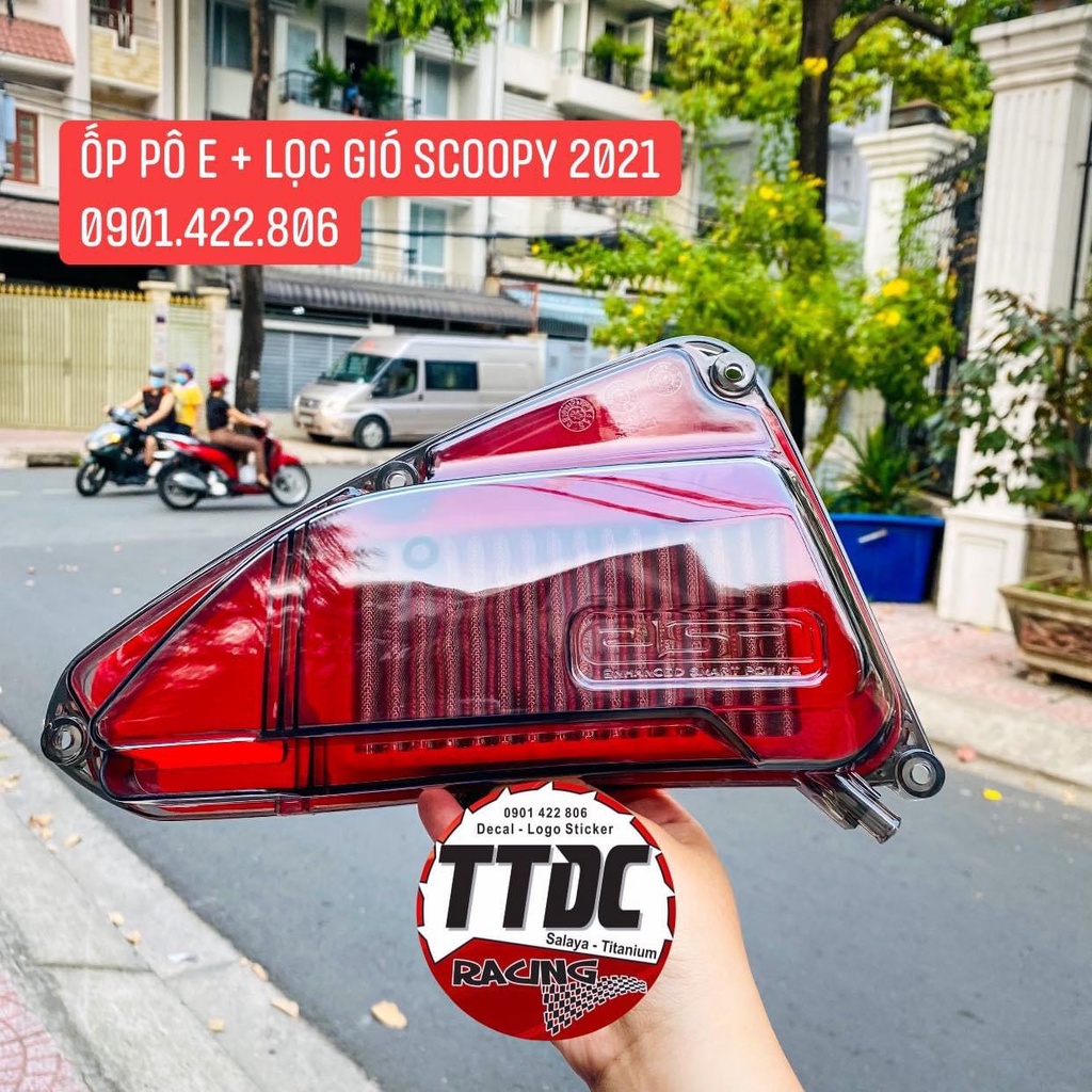 Ốp pô e lọc gió Scoopy 2021/2022 ✌