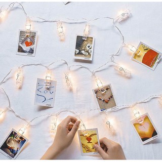Dây treo ảnh đèn LED. Miễn phí in ảnh