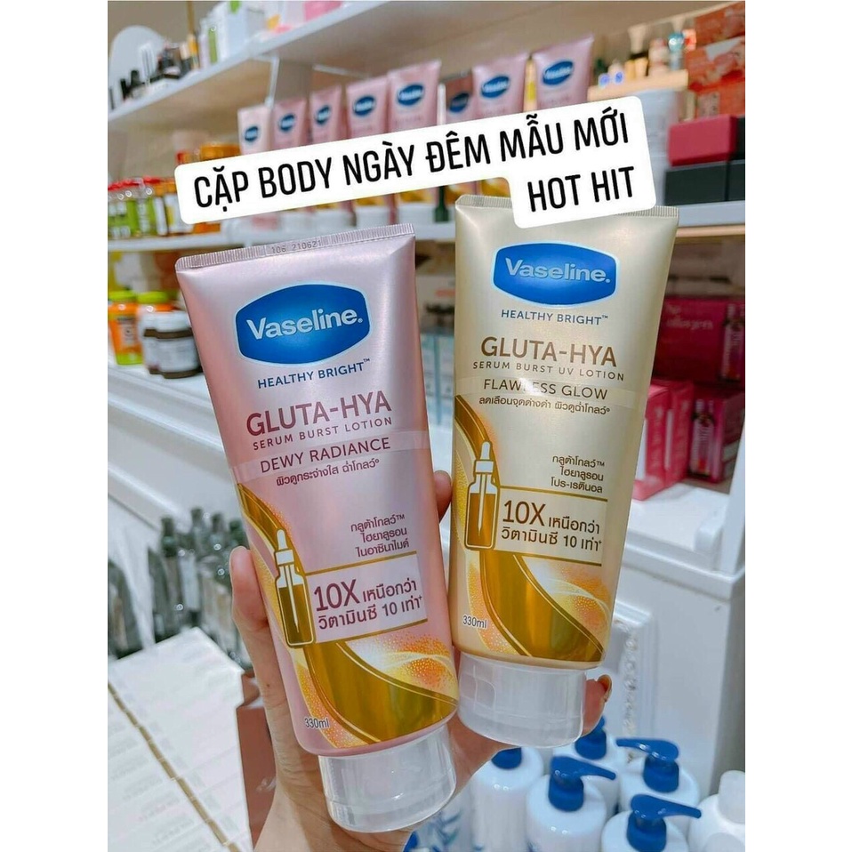 Kem dưỡng thể trắng da Thái Lan - Vaseline Gluta Hya/dưỡng thể vaselin | BigBuy360 - bigbuy360.vn