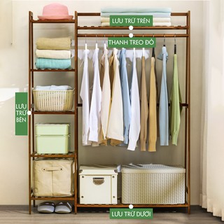 Kệ, tủ treo quần áo rộng 80cm - sắp xếp gọn gàng, phong cách Hàn Quốc