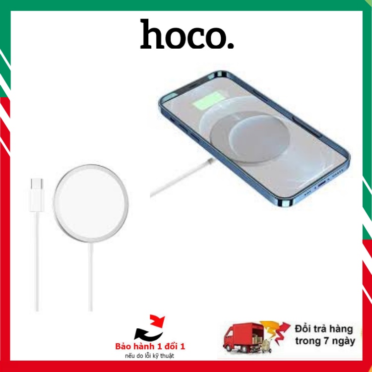 🚀CHÍNH HÃNG 🚀 Sạc Nhanh 15W - HOCO CW30🚀 Hít Nam Châm Dùng Cho Iphone/Samsung/Tai Nghe Và Các Dòng DT Hỗ Trợ Sạc Nhanh