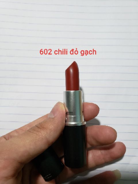 Son MAC Chili 602 đỏ gạch - Matte