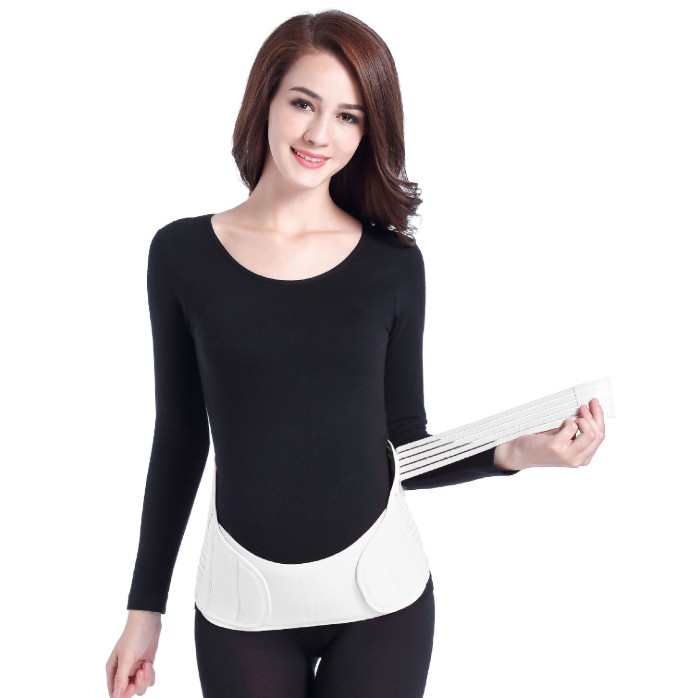 Đai đỡ bụng bầu cho Bà bầu – Màu trắng - Size L (80-115cm) - Size XL (bụng 88 -128cm) - XXL (bụng 100 -130cm)