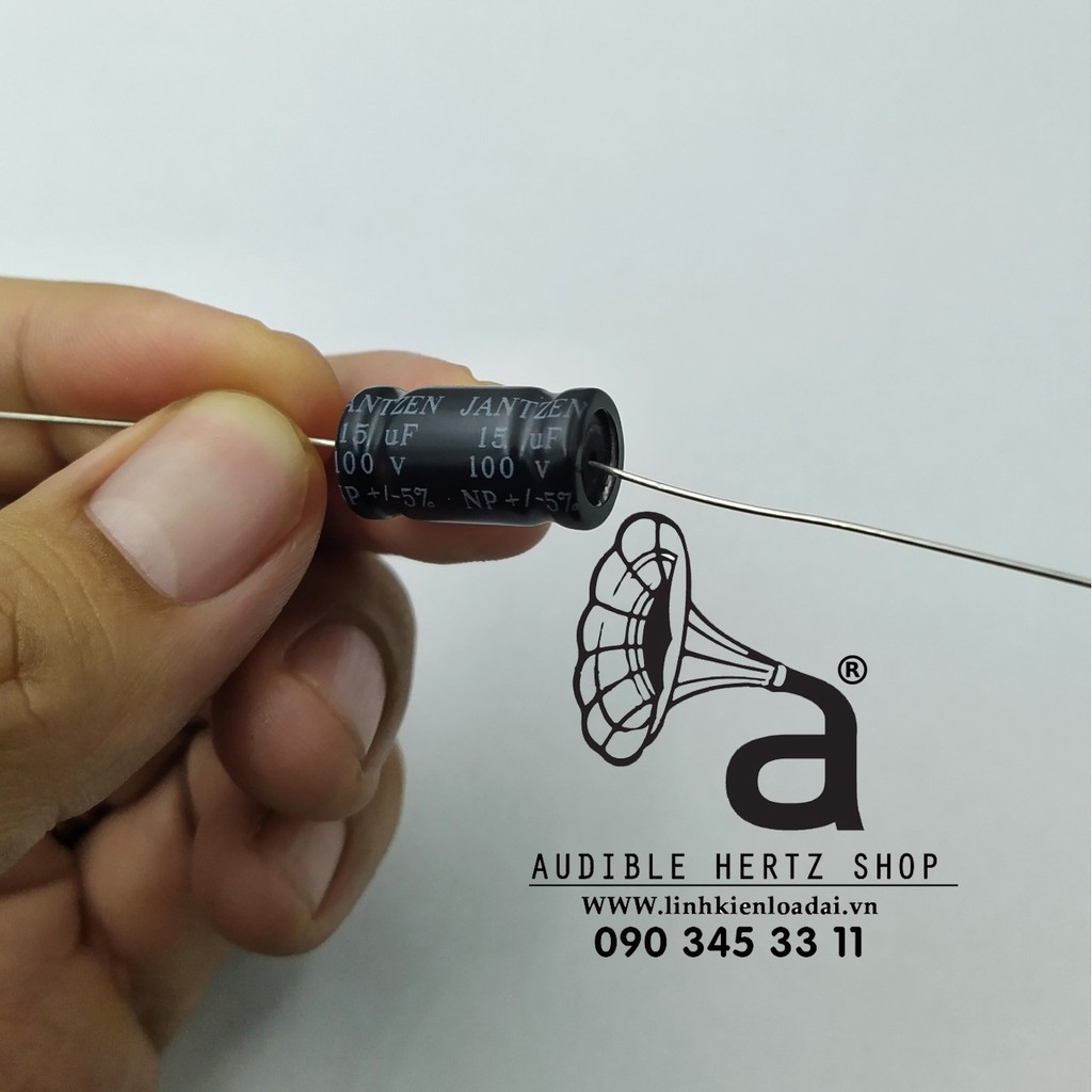 Tụ 15uF 100Vdc Jantzen-Audio Elecap, giá bán theo con