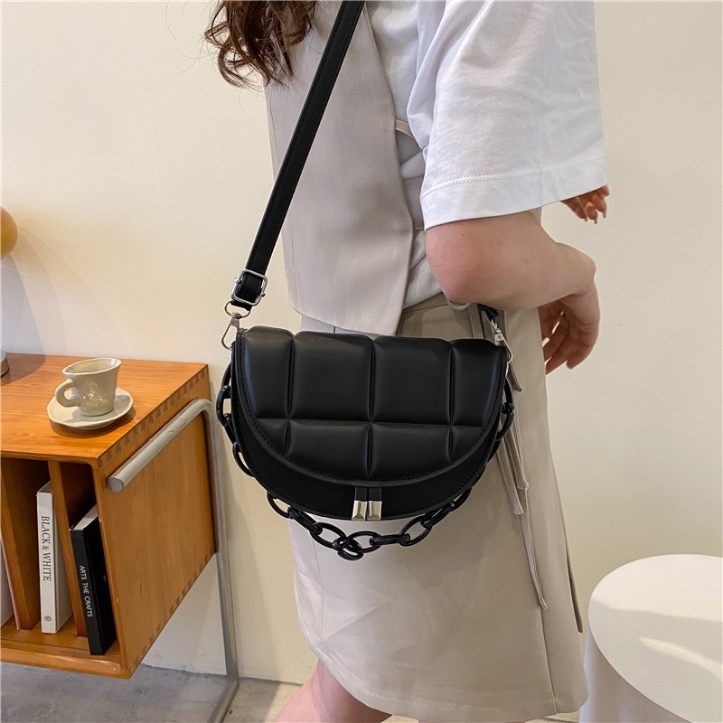 Túi Đeo Chéo Vai Hình Vuông Nhỏ Màu Trơn Mẫu Mới 2022 NB00290 Dành Cho Bạn Nữ