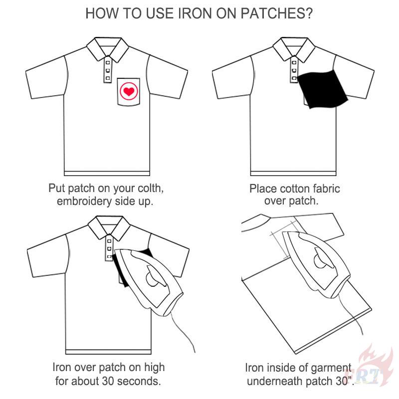 Miếng dán patch ủi với họa tiết thêu（☸ VSCO Patch ☸）