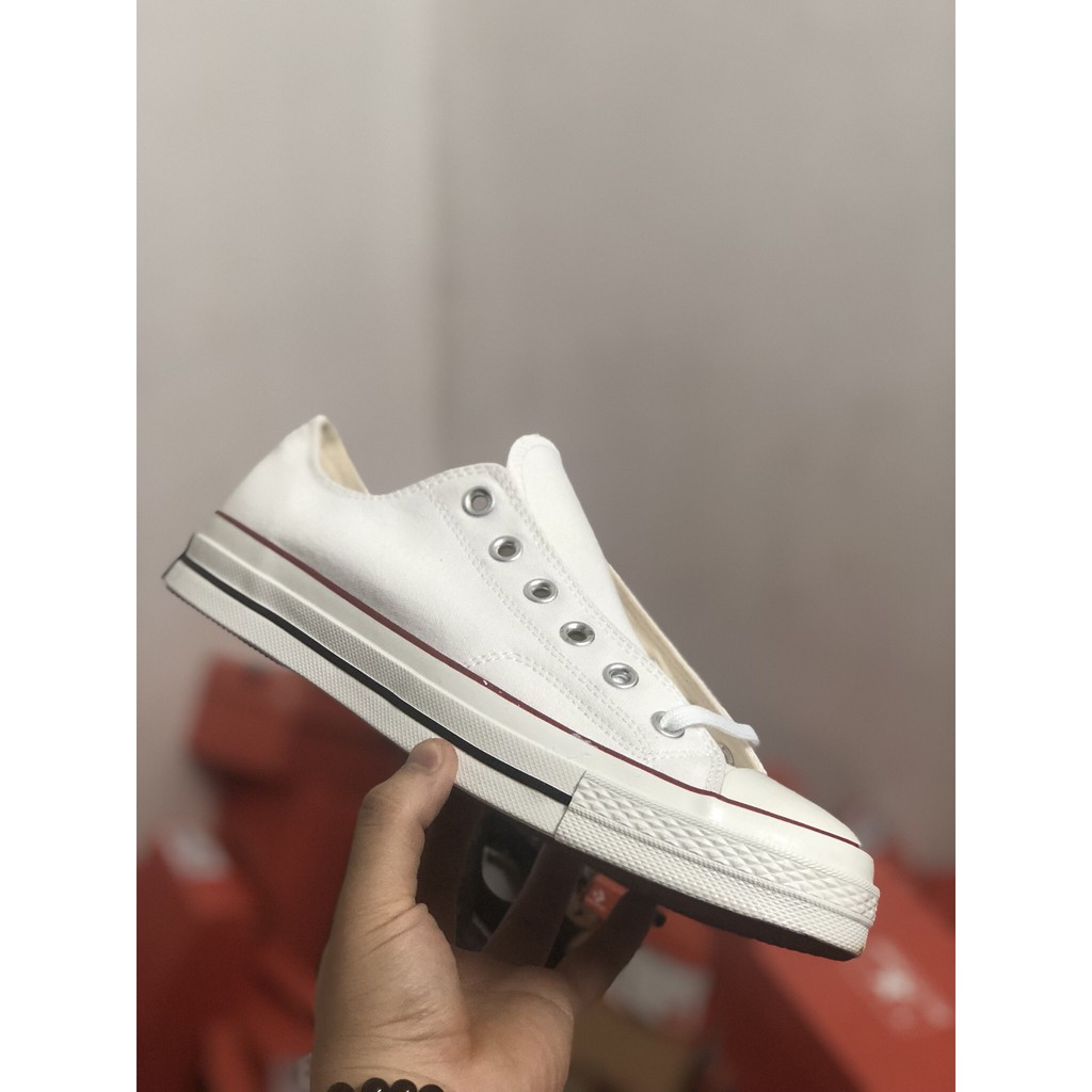 Giày Sneaker CV Nam Nữ 1970s TEM ĐỎ + LÓT XANH + MŨI BÓNG Màu Đen, Trắng | BigBuy360 - bigbuy360.vn