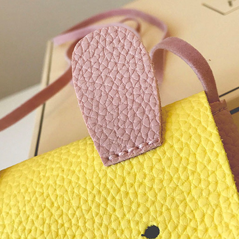 Túi Đeo Chéo Mini Bằng Da Pu Hình Thỏ Xinh Xắn Dành Cho Bé