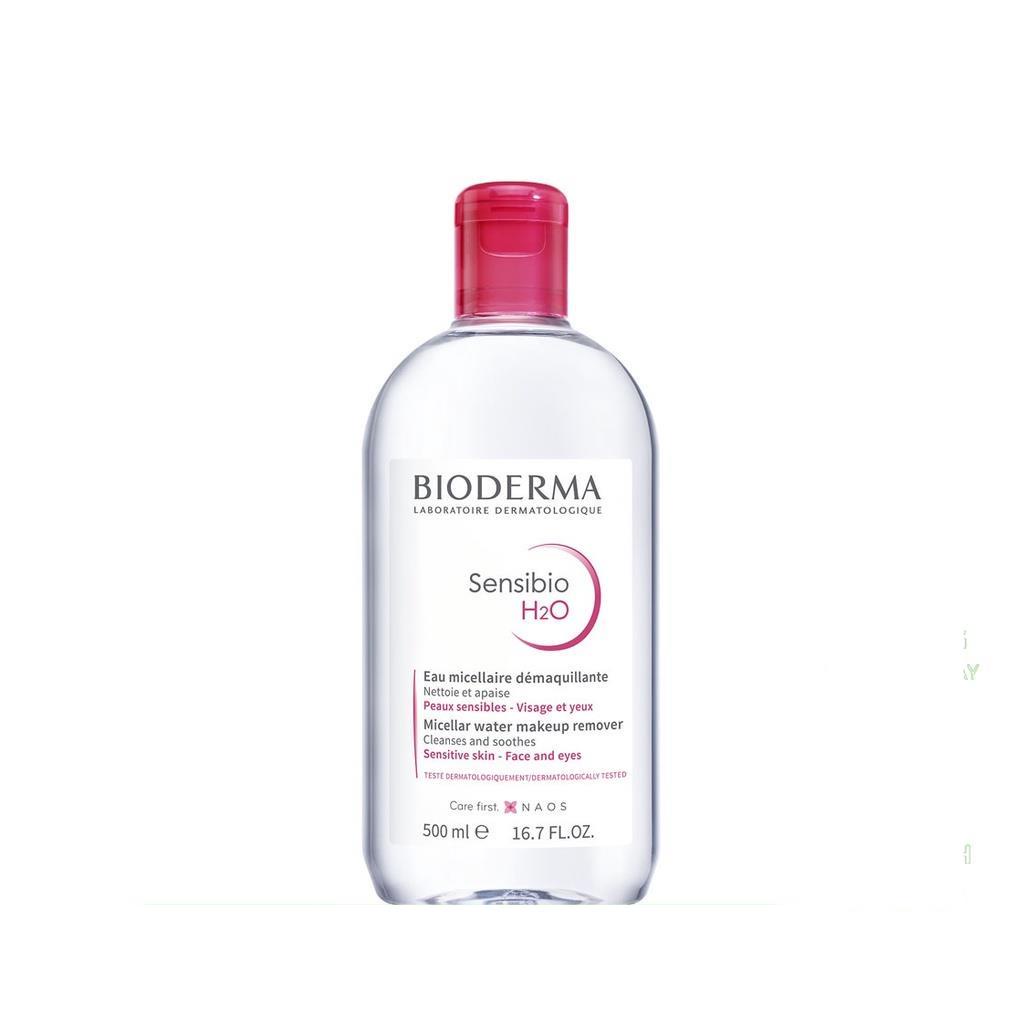 Dung dịch làm sạch và tẩy trang công nghệ Micellar Bioderma Sensibio H2O 500ml