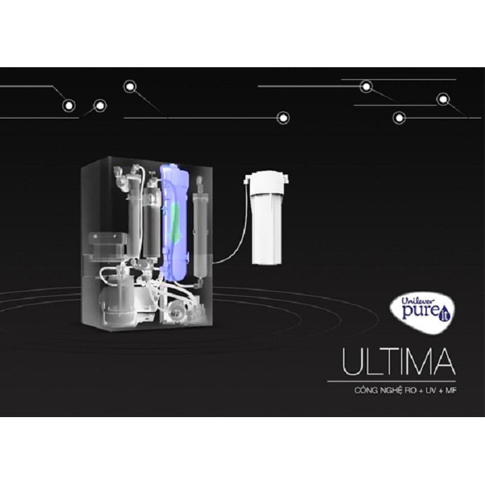 [Mã ELMALL300K giảm 5% đơn 500K] Bộ Lọc thay cho Máy Lọc Nước Unilever Pureit Ultima UV + MF