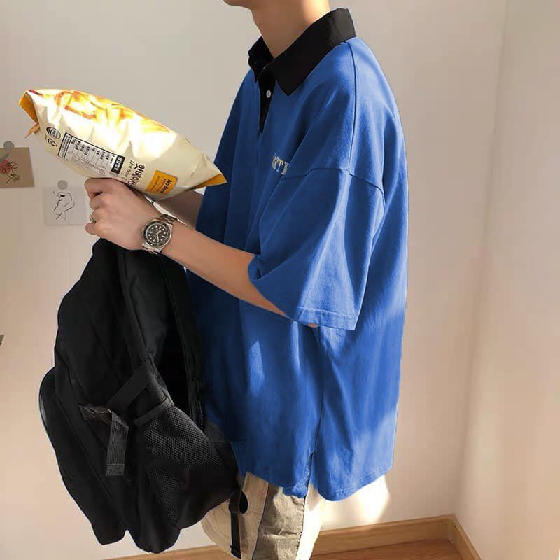 [Mã SKAMSALE07 giảm 10% TỐI ĐA 100K đơn150K] Áo Polo oversize Earth, JACKLANE, Áo polo cộc tay Unisex Jack Lane | BigBuy360 - bigbuy360.vn