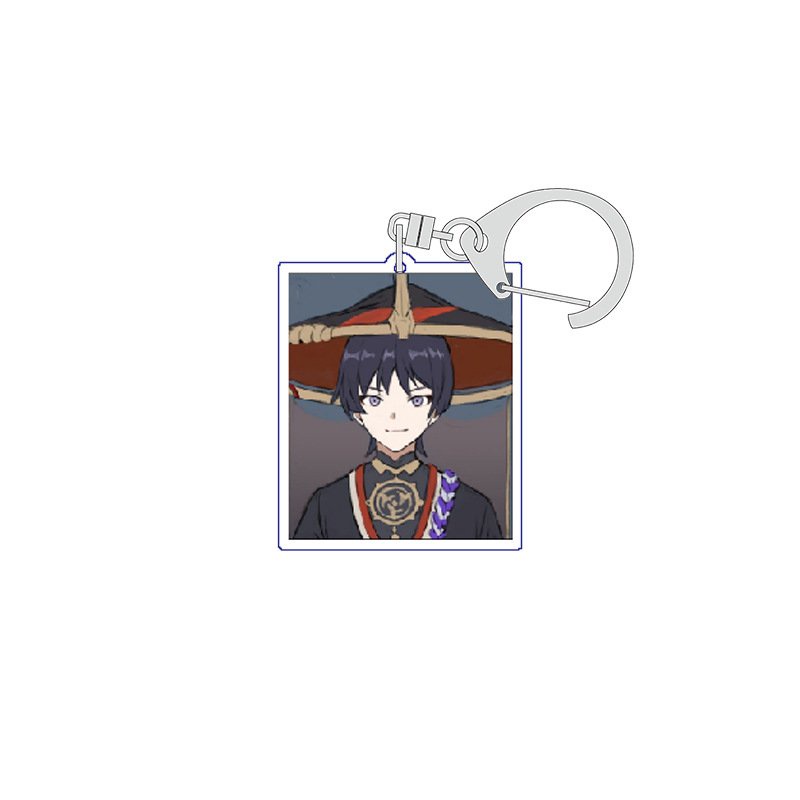 ( ẢNH THẺ ) Móc khóa GENSHIN IMPACT - FATUI QUAN CHẤP HÀNH game anime chibi mica trong acrylic