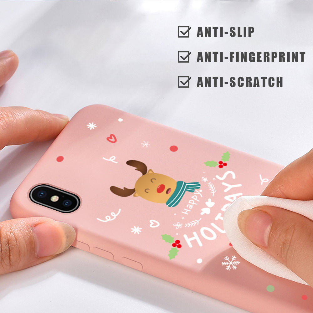 Ốp Điện Thoại Silicon Dẻo Mềm Họa Tiết Ông Già Noel Hoạt Hình Cho Samsung Galaxy S10 Plus S10 5g S10E