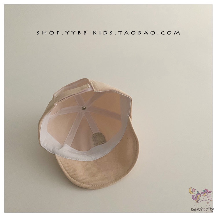 Mũ Lưỡi Trai Chống Nắng In Chữ Phong Cách Hàn Quốc Cá Tính Dành Cho Bé