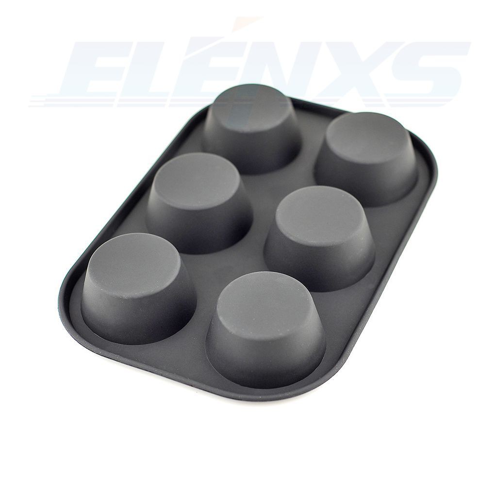 Khuôn làm bánh 6 ô chống dính cao cấp tiện dụng