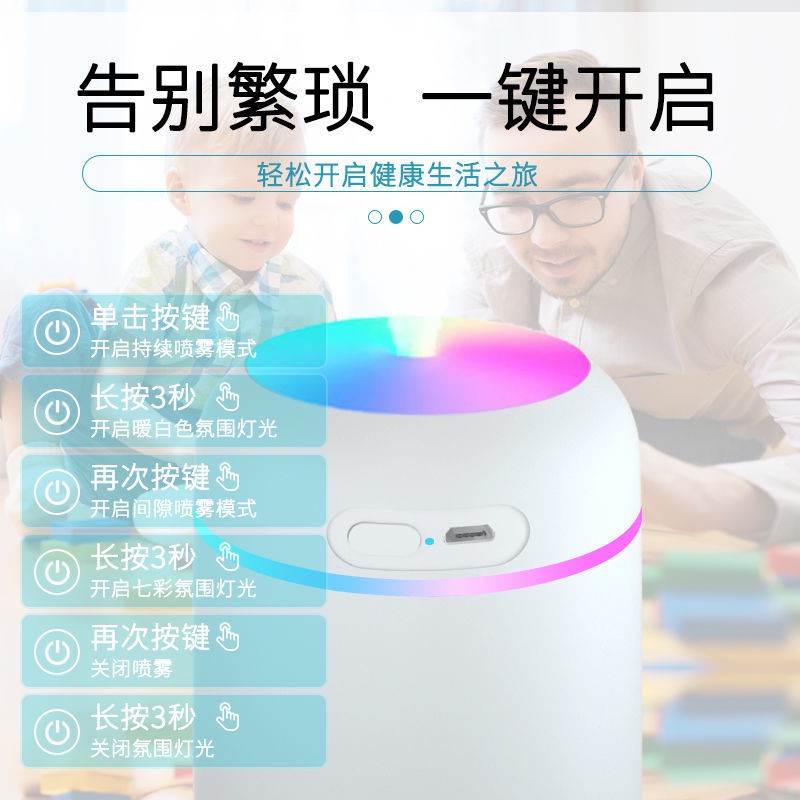 The Most Adorable Online Skin Moisturizing Small Night Light Essential Oil Lamp Sprayer Water Oxygen Machine Bacon, xiang ji Humidifier Humidifier Ultrasonic Aroma Diffuser Nebulizer wOhv