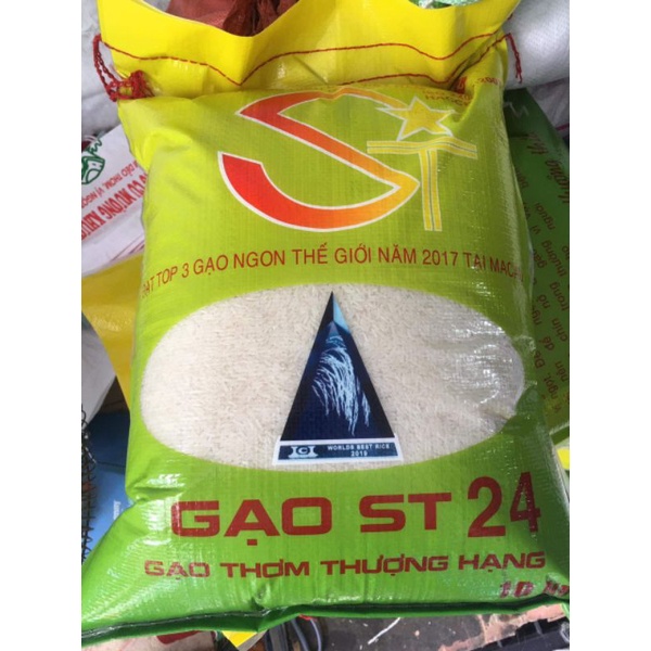 Gạo đặc sản Sóc trăng ST24 túi 10kg