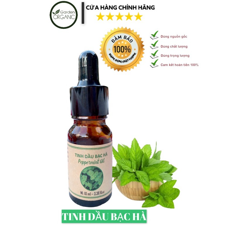 Tinh dầu bạc hà nguyên chất 100% 10ml | Bột Natural