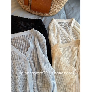 Áo cardigan len mỏng