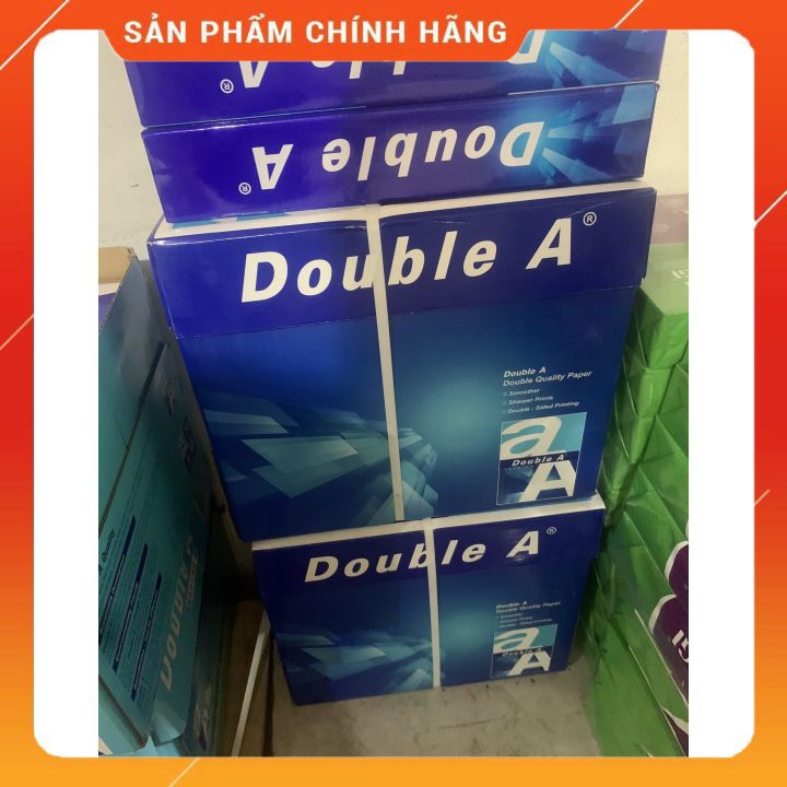 Giấy in A4 Double A ĐL 80 msg 500 tờ/Ram