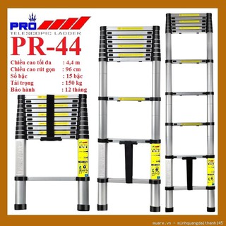 Thang nhôm rút gọn đơn pro - pr44