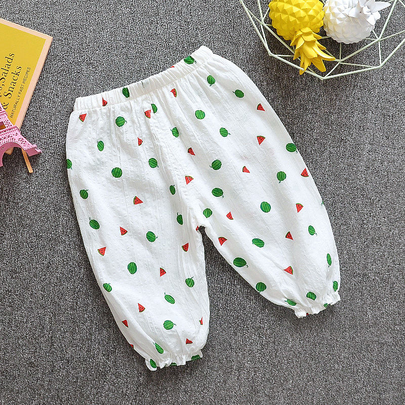 Quần Short Cotton Ống Rộng Chống Muỗi Cho Bé