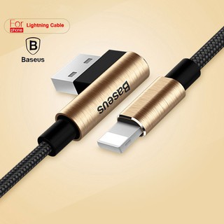 Cáp Sạc Iphone Ipad Chân Lightning Baseus Yart Elbow Type Cable 1M - hàng chính hãng