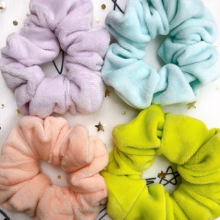 Scrunchie lông nhung mềm - Dây buộc tóc/đeo tay