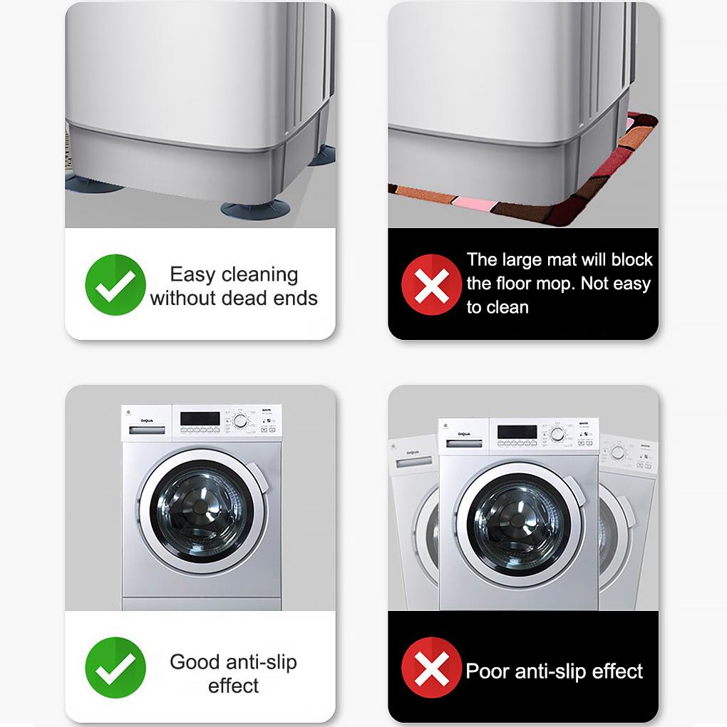 Đệm Lót Chân Máy Giặt Hình Tròn Chống Sốc Tiện Dụng Cho Gia Đình