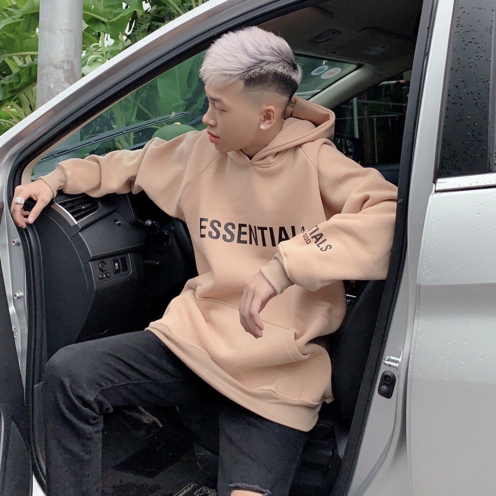 Áo nỉ hoodie Essentials, áo nỉ bông unisex nam nữ siêu ấm