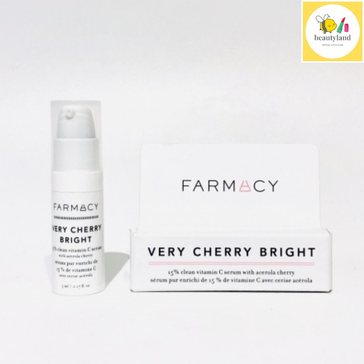 Tinh chất FARMACY Very Cherry Bright 15% Clean Vitamin C Serum with Acerola Cherry