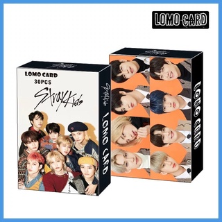 Hộp ảnh Lomo card Stray Kids 30 tấm