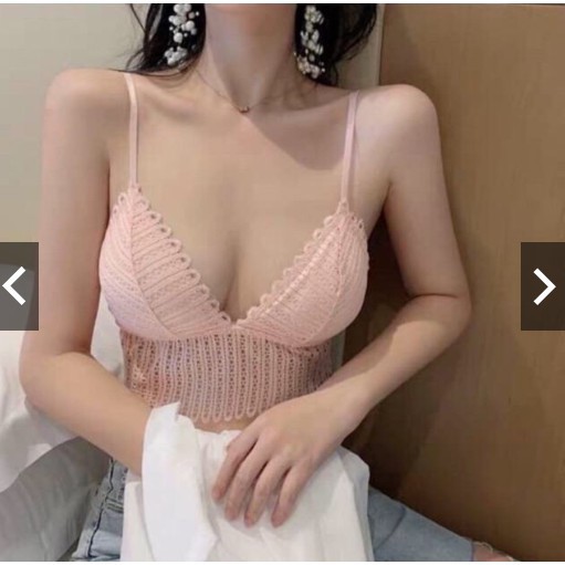 Áo Lót Bra Ren Cài Sau Dây Kép Siêu Xinh MS384