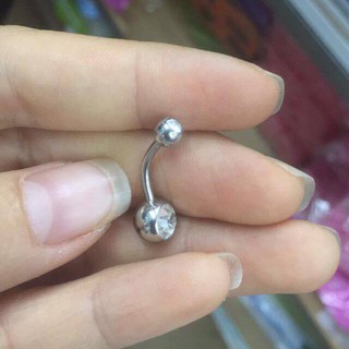 combo 10 khuyên xỏ tai/ xỏ trên da/ Khuyên rốn 1 đầu đá