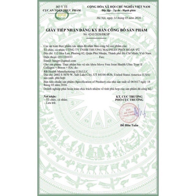 🏃🏻‍♂️🏃🏻‍♀️ Viên Uống Bổ Xương Move Free Joint Health Ultra Triple Action 75 Viên của Mỹ