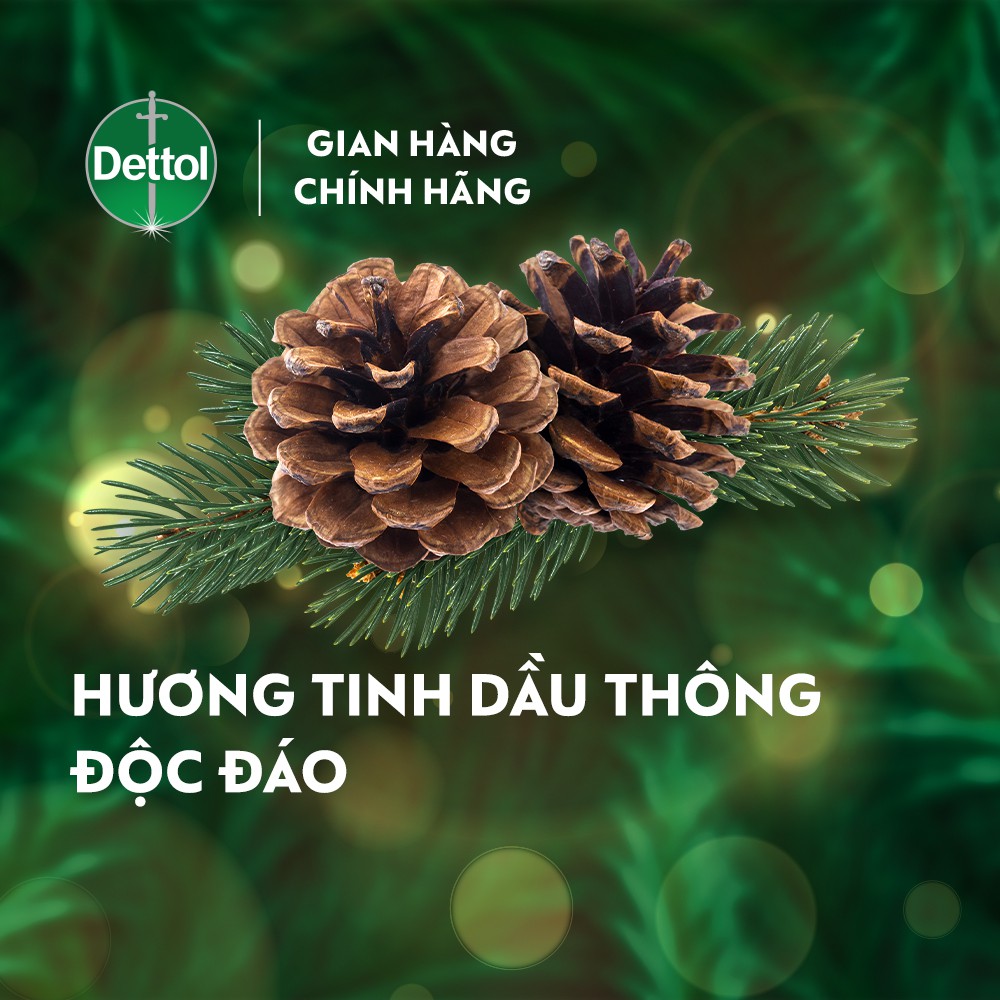 Bộ 1 chai sữa tắm kháng khuẩn Dettol 950ml/Chai và 1 nước rửa tay diệt khuẩn Dettol 250ml/Chai