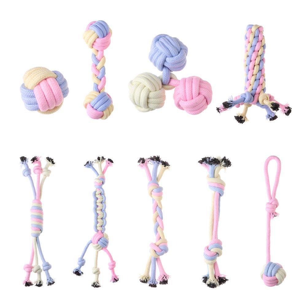 Bóng Đồ Chơi Bằng Dây Cotton DAPHS Chống Cắn Cho Thú Cưng